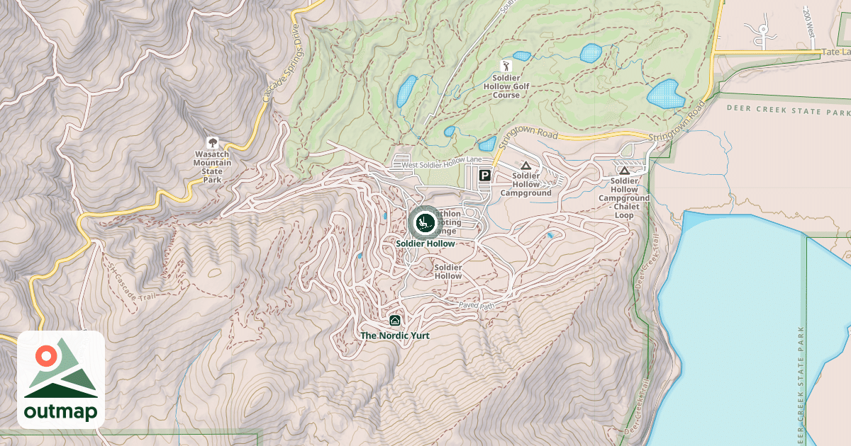 Map of Soldier Hollow