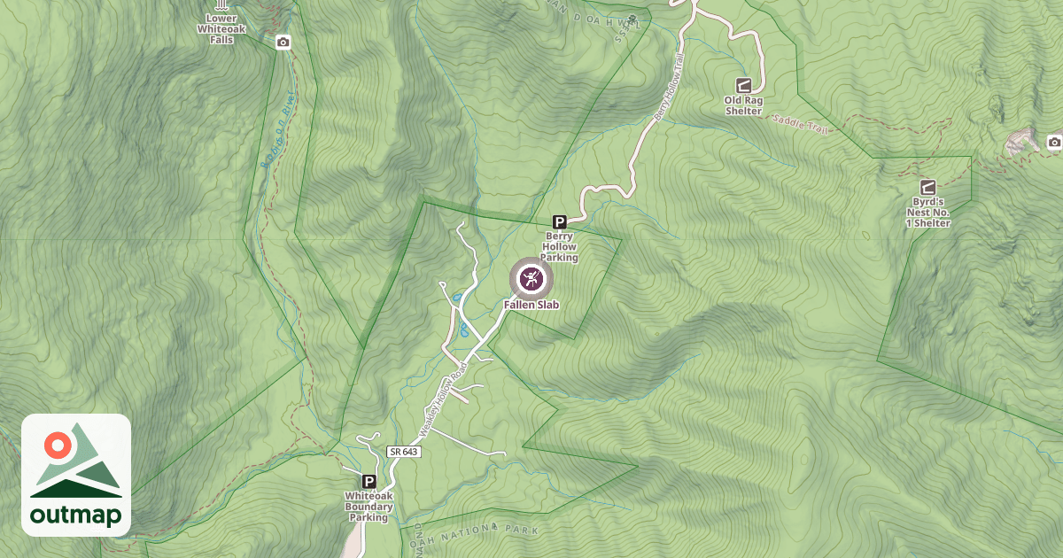 Map of Fallen Slab