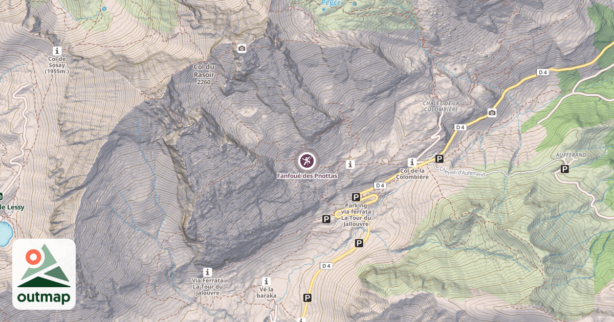 Map of Fanfoué des Pnottas