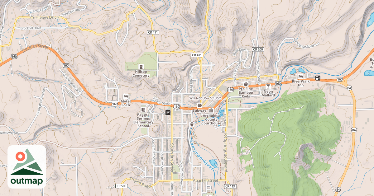 Map of Will Not Bow