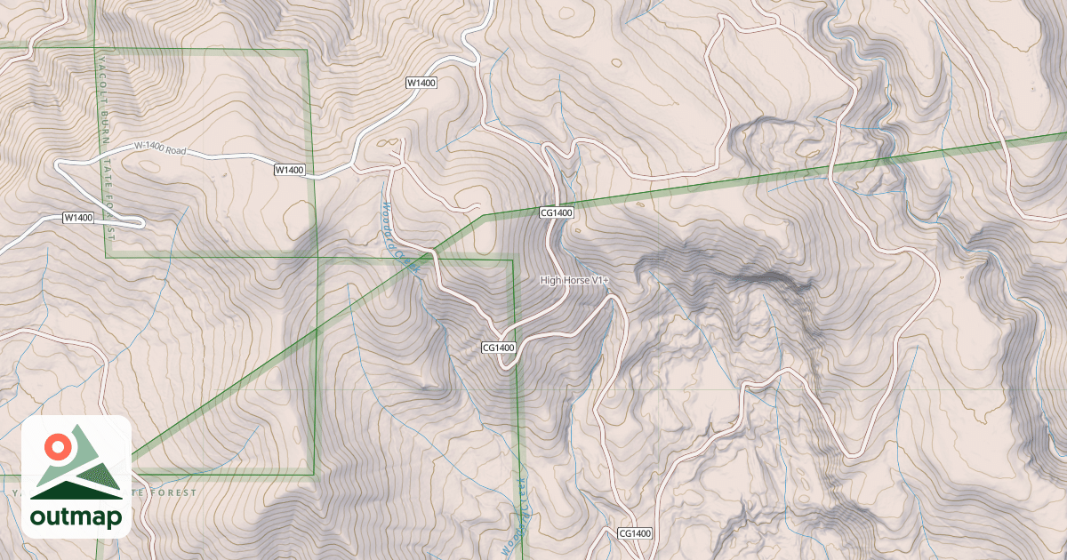 Map of High Horse