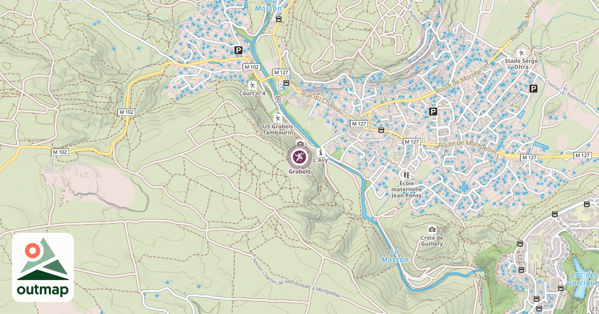 Map of Grabels
