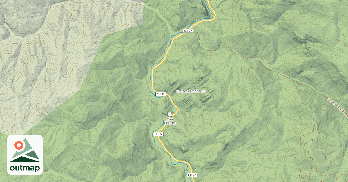 Map of Drefach Lambda