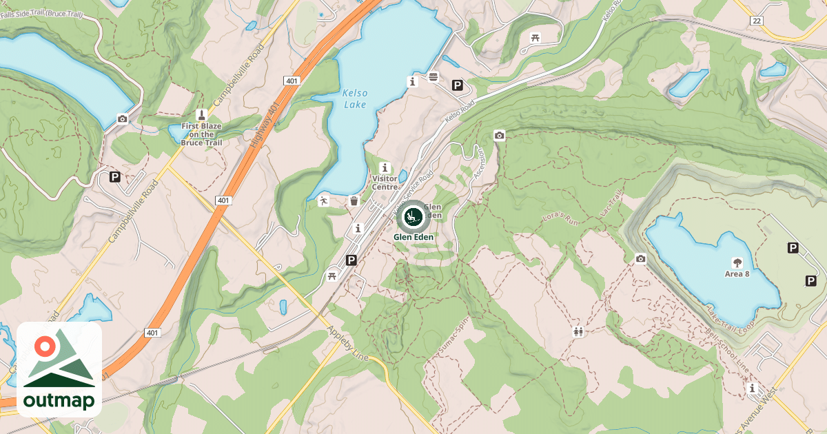 Map of Glen Eden