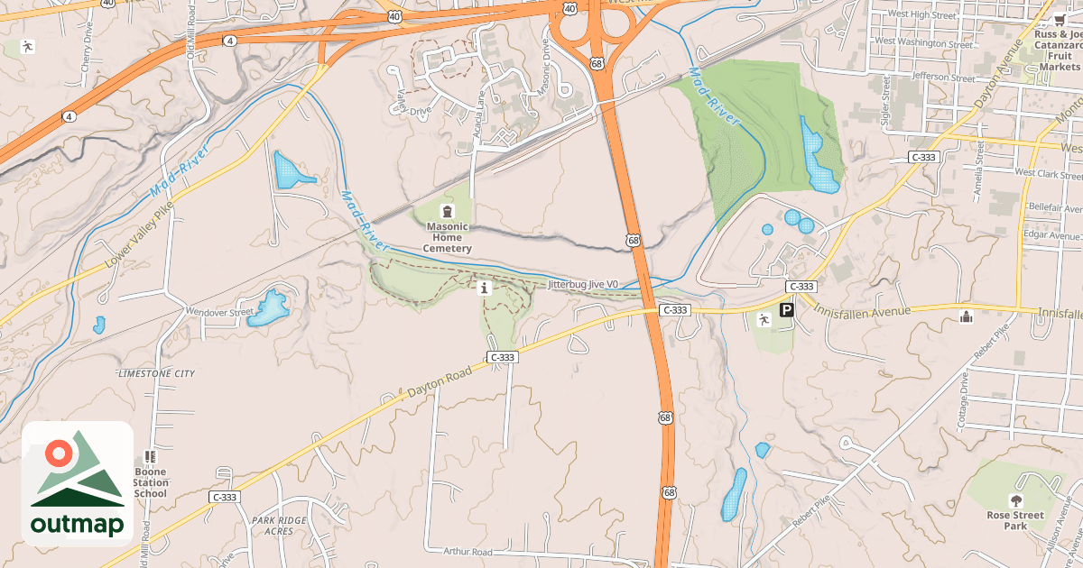 Map of Jitterbug Jive
