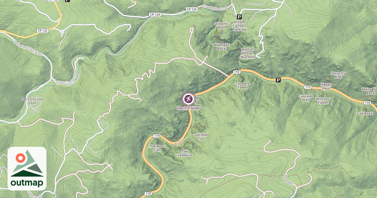 Map of Electra Glide