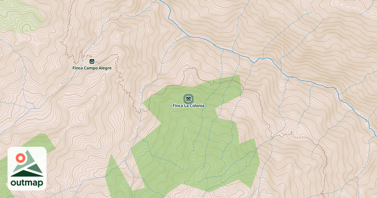 Map of Finca La Colonia in Anzoátegui