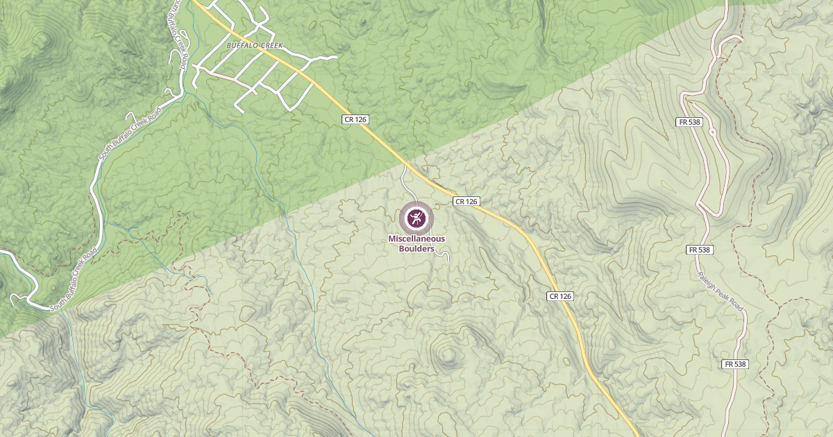 Map preview of Miscellaneous Boulders