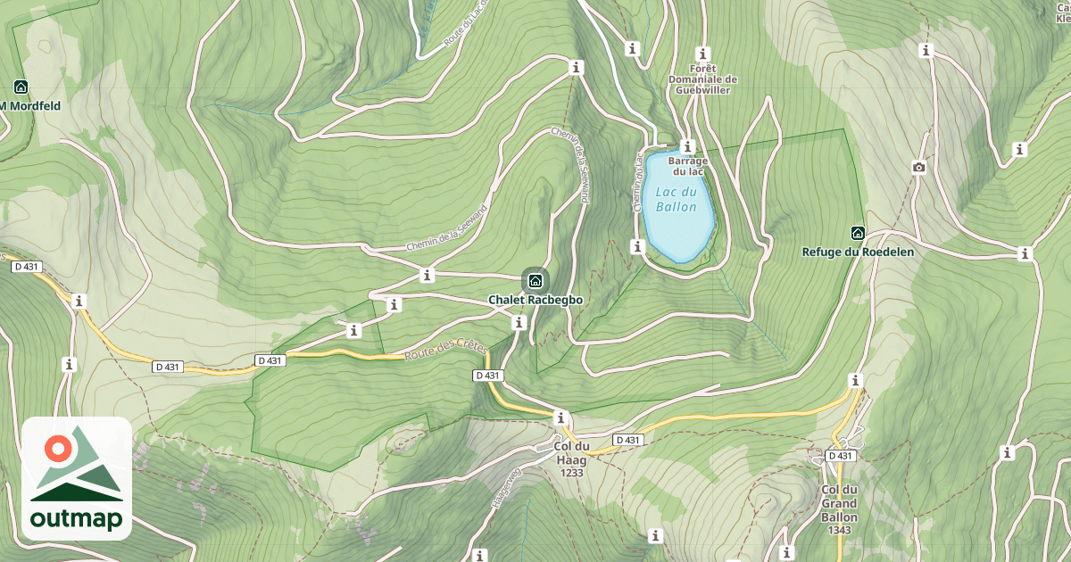 Map of Chalet Racbegbo