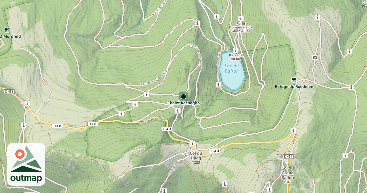Map of Chalet Racbegbo