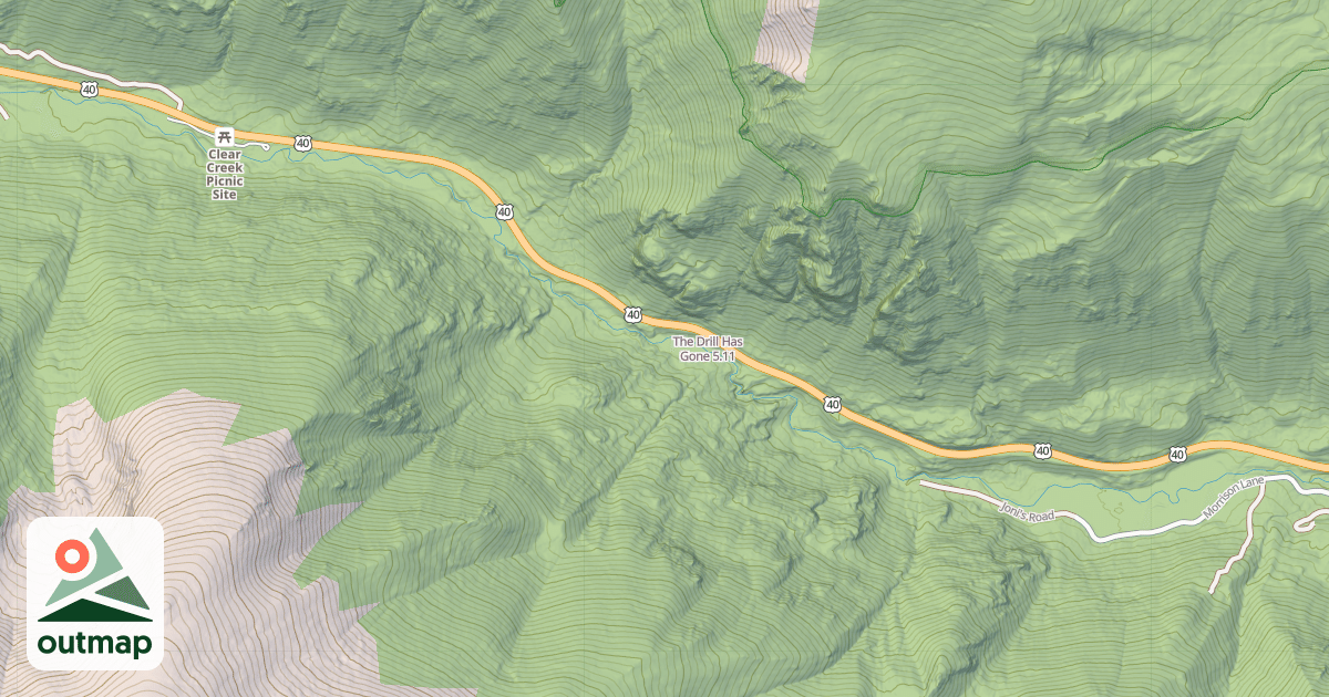 Map of The Drill Has Gone