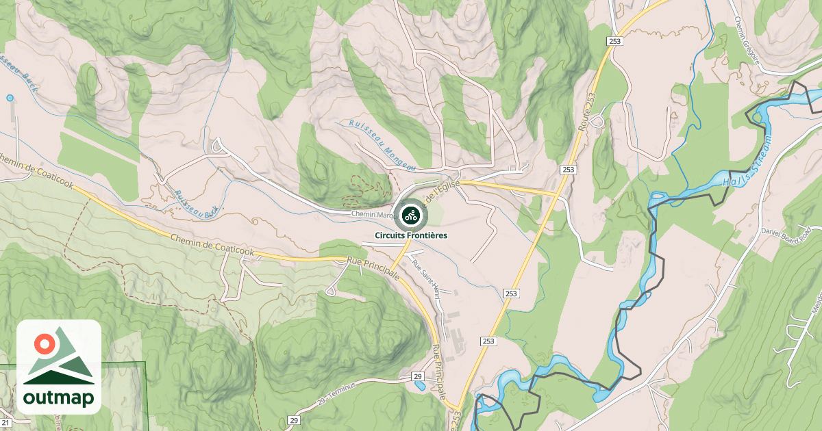 Map of Circuits Frontières