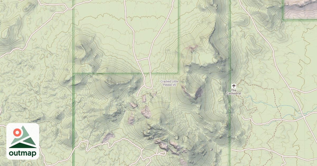 Map of Cracked Little Pebble