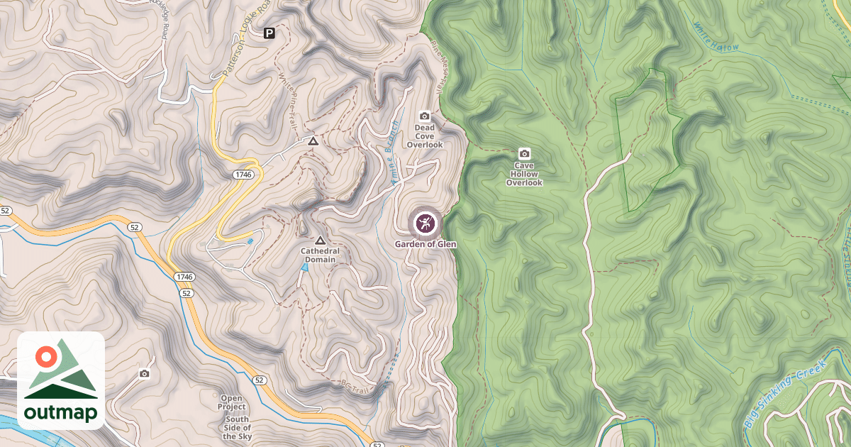 Map of Garden of Glen