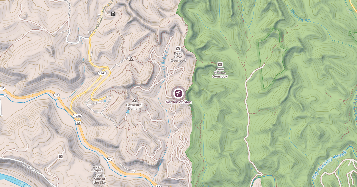 Map preview of Garden of Glen