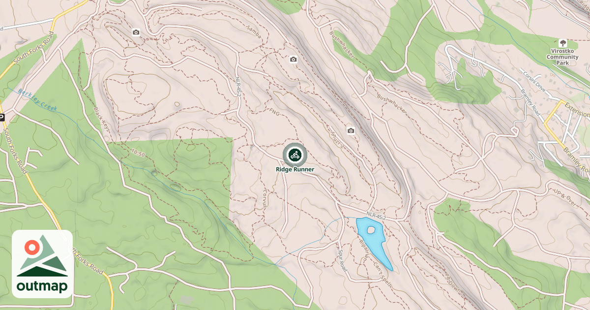 Map of Ridge Runner