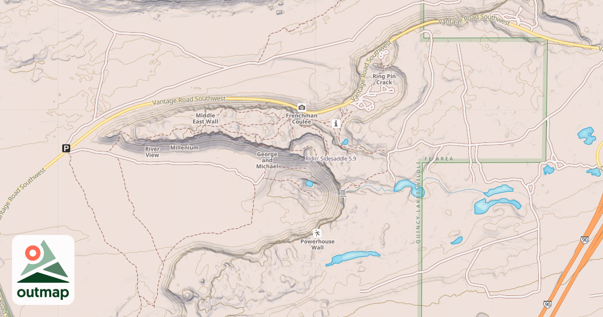 Map of Ridin' Sidesaddle