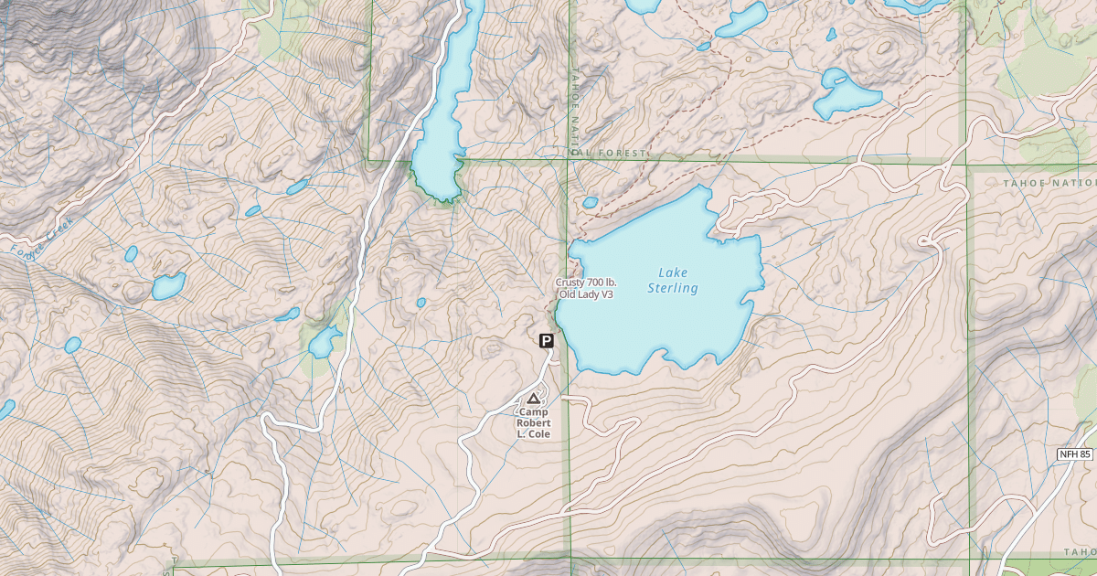 Map preview of Crusty 700 lb. Old Lady