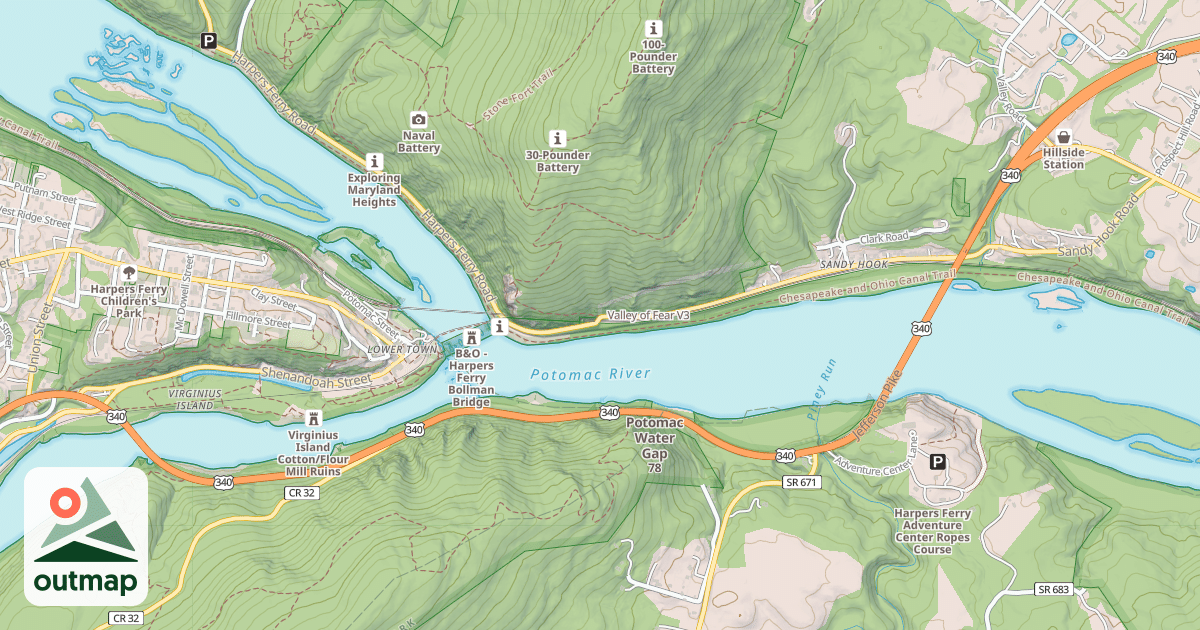 Map of Valley of Fear