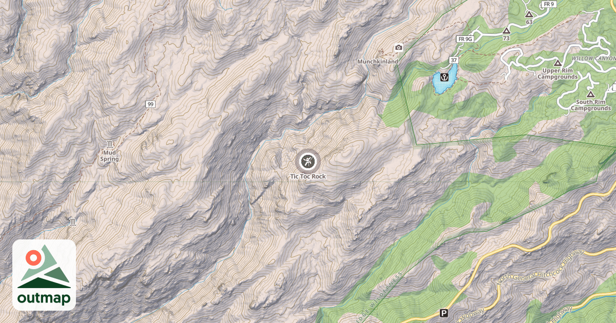 Map of Tic Toc Rock