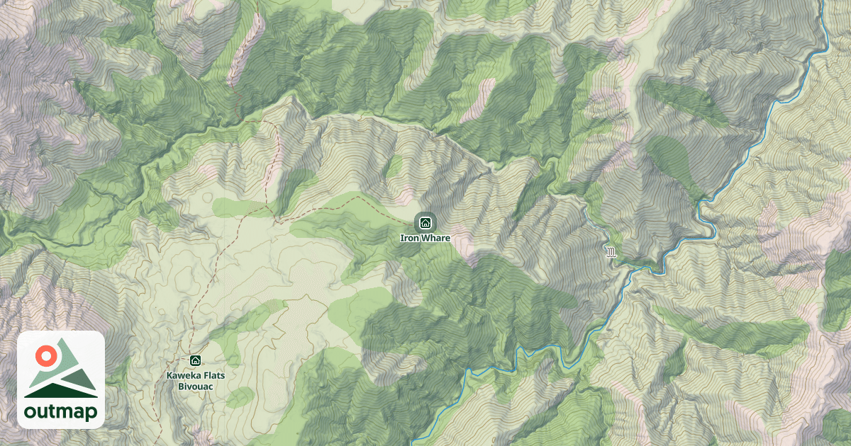 Map of Iron Whare