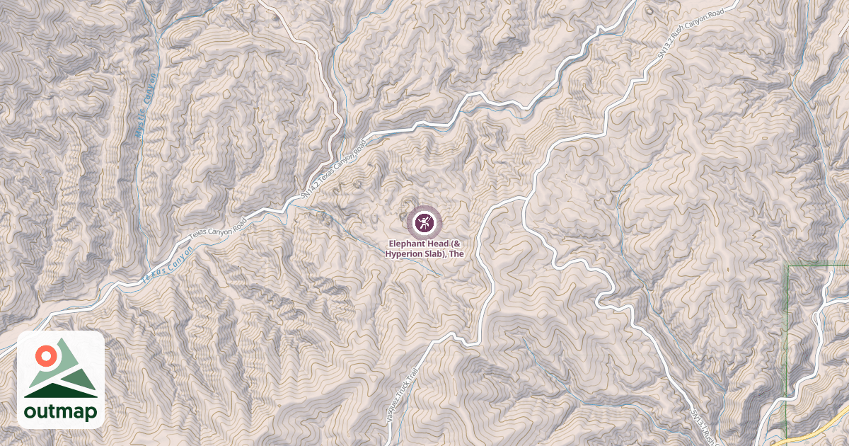 Map of Elephant Head (& Hyperion Slab), The