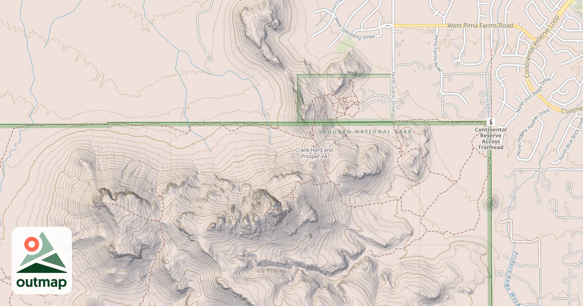 Map of Crank Hard and Prosper