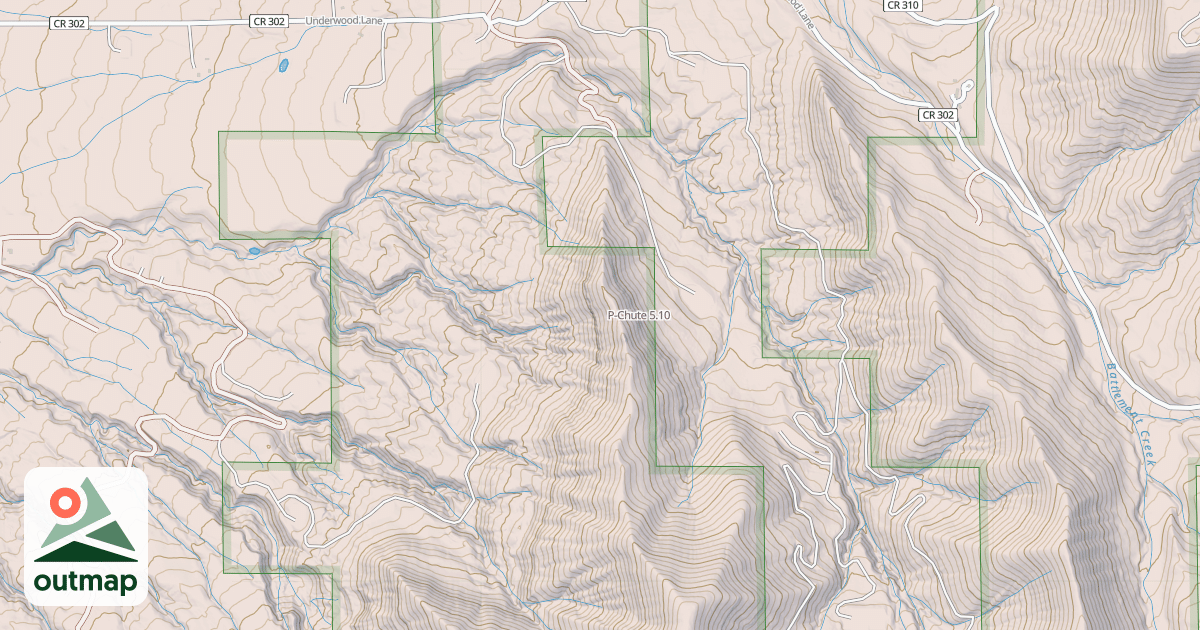 Map of P-Chute