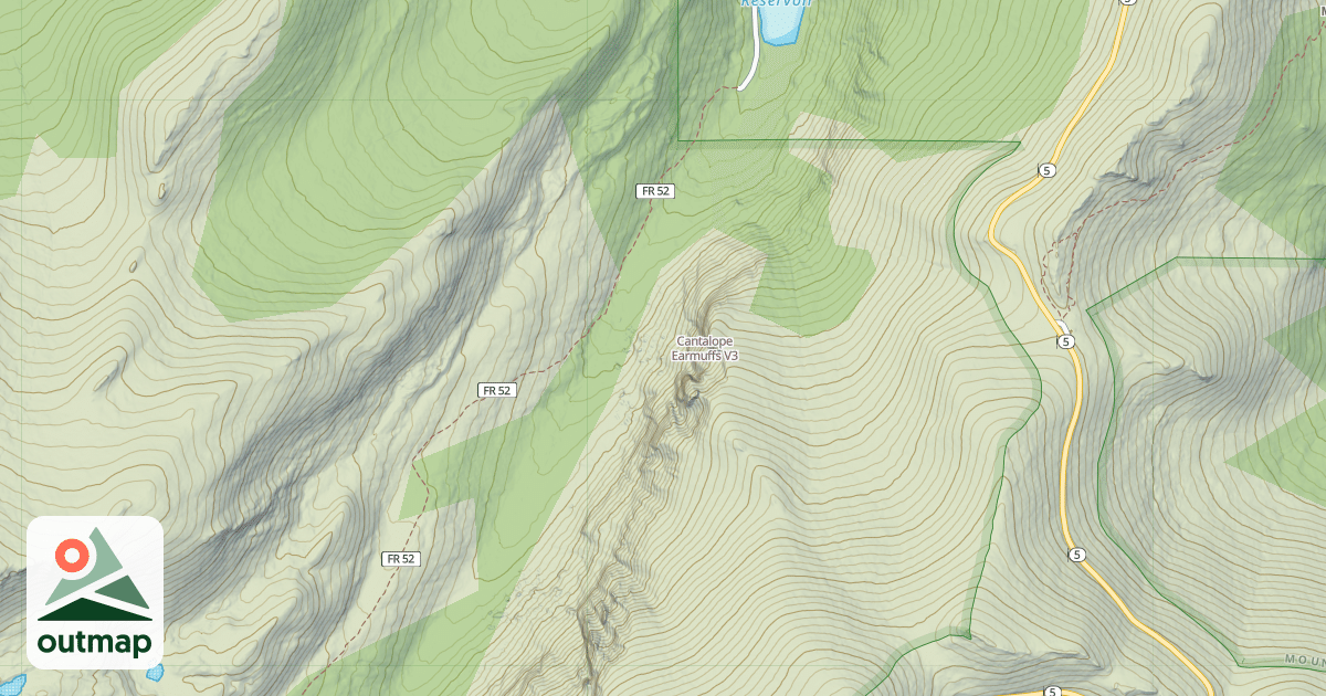 Map of Cantalope Earmuffs