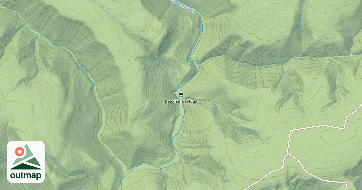 Map of Deuxième refuge