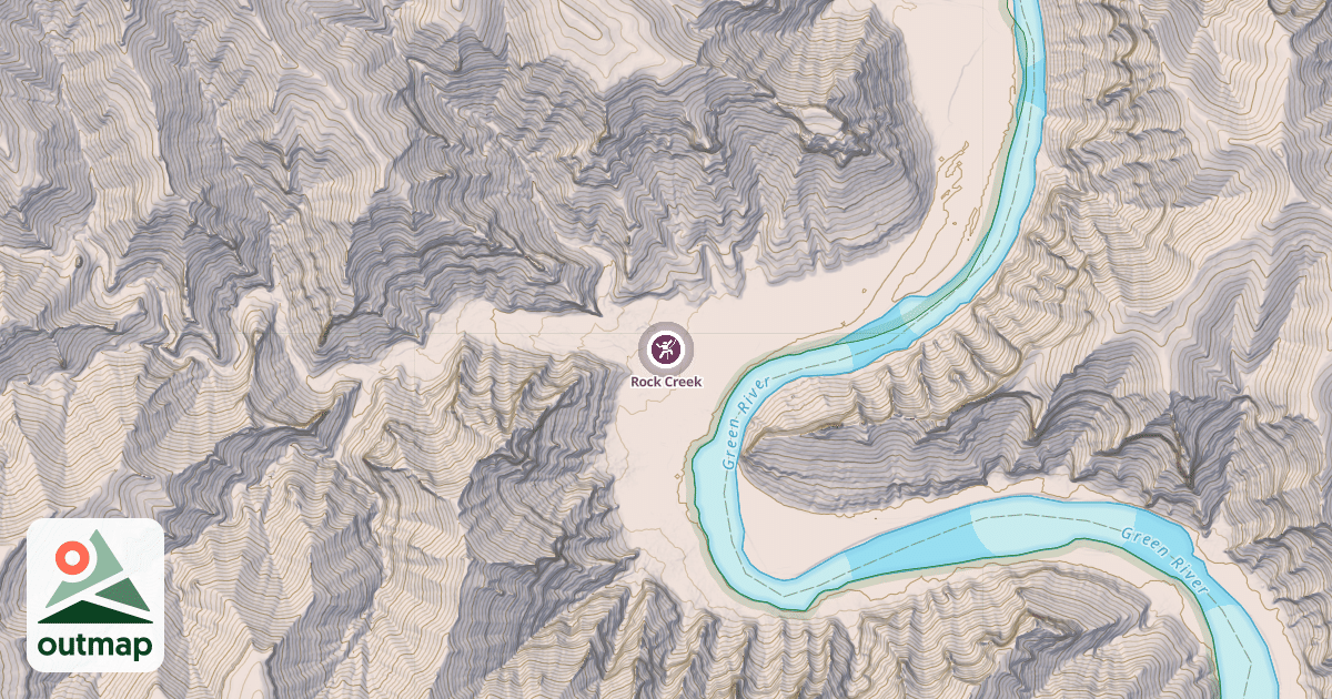 Map of Rock Creek