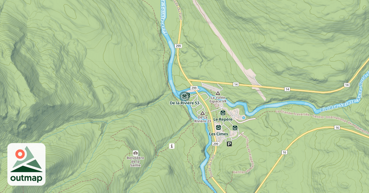 Map of De la Rivière 53