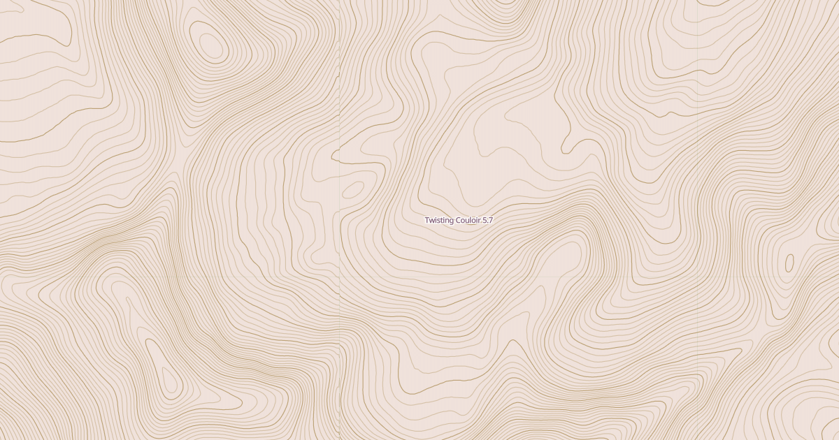 Map preview of Twisting Couloir