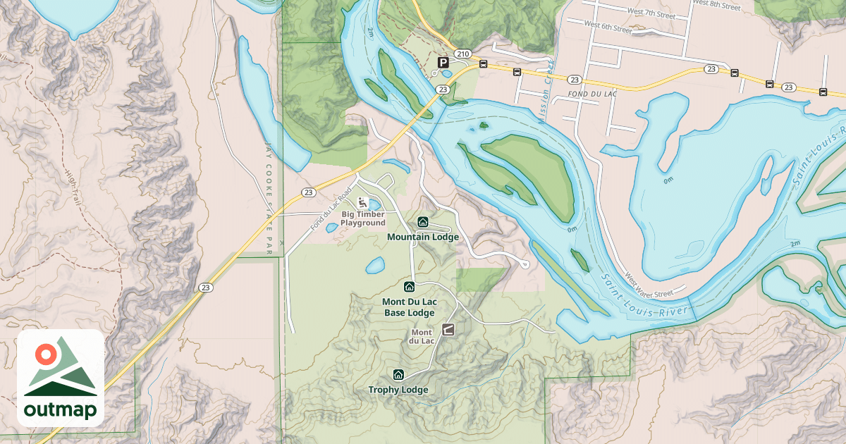 Map of Mountain Lodge