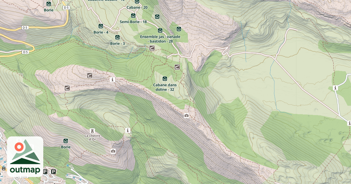 Map of Borie - 36