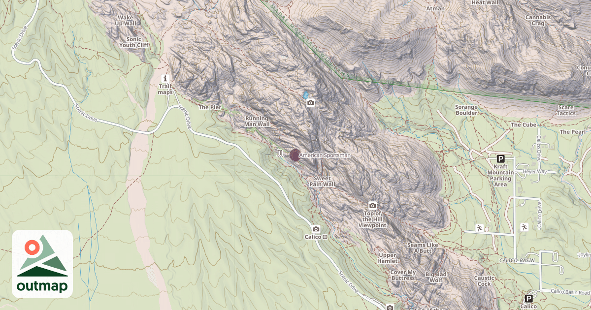 Map of American Sportsman