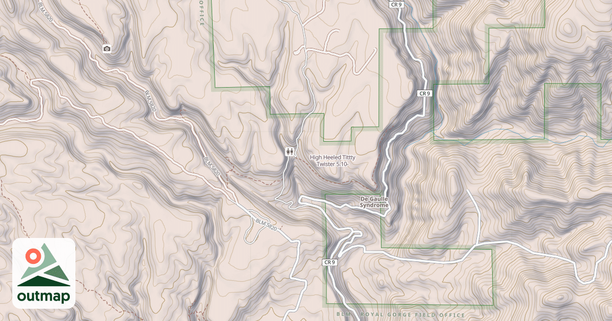 Map of High Heeled Tittty Twister