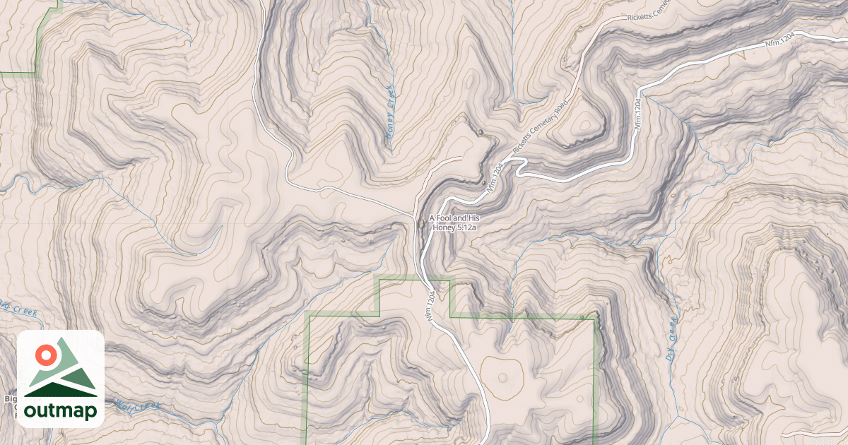 Map of A Fool and His Honey