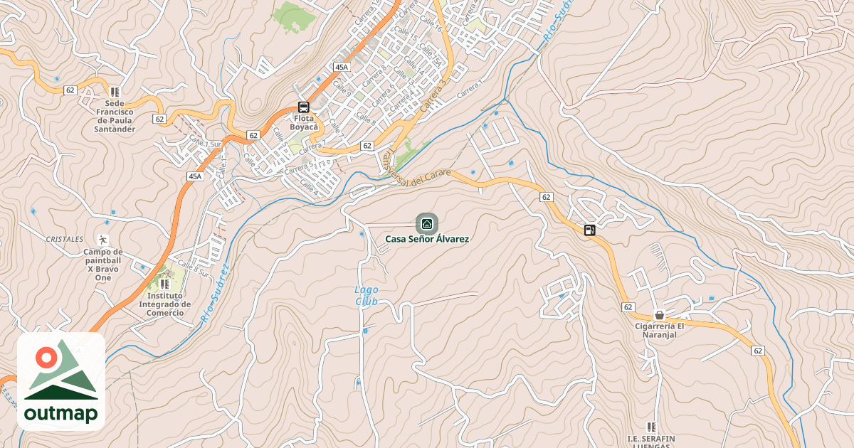 Map of Casa Señor Álvarez