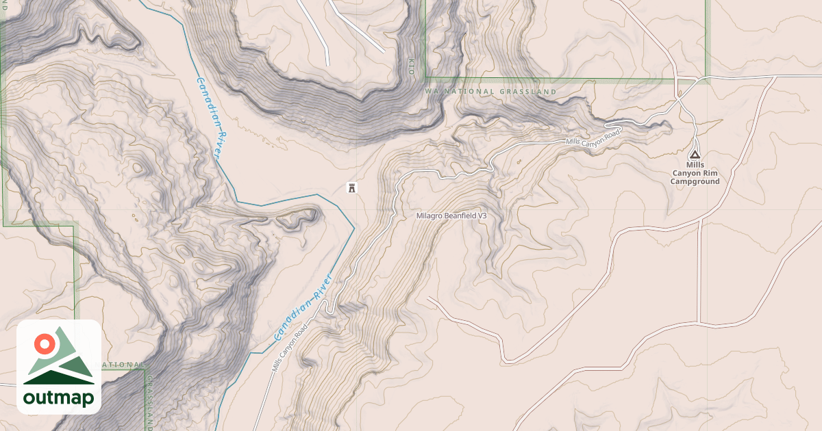 Map of Milagro Beanfield