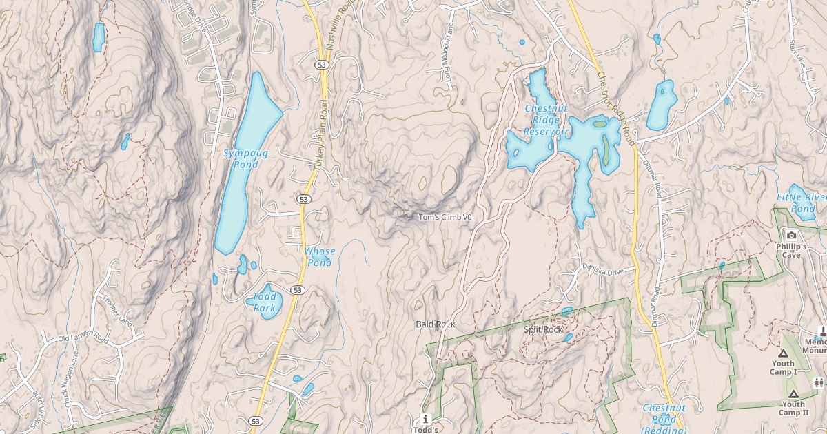 Map preview of Tom's Climb