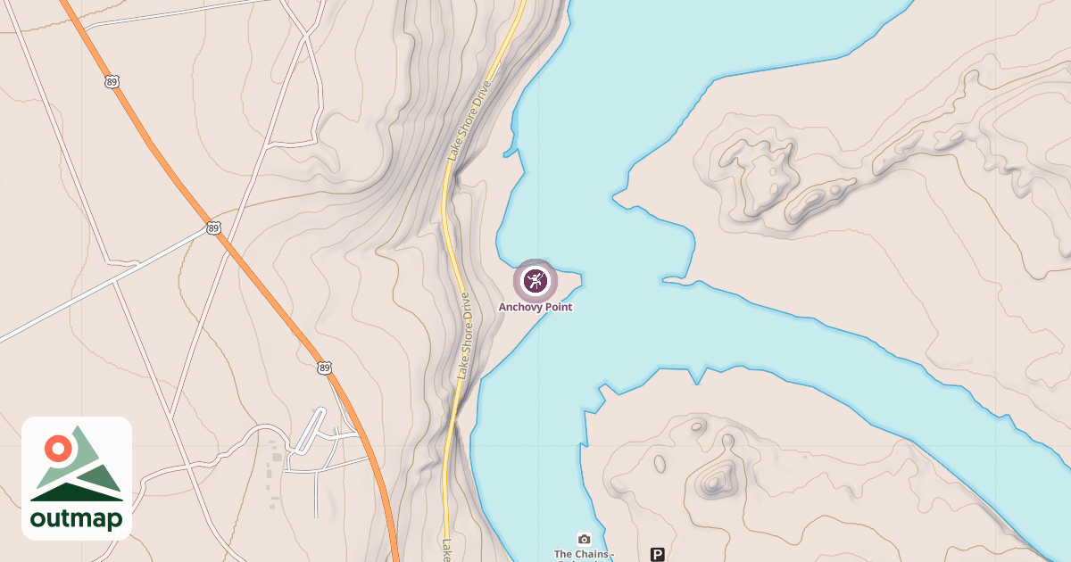 Map of Anchovy Point