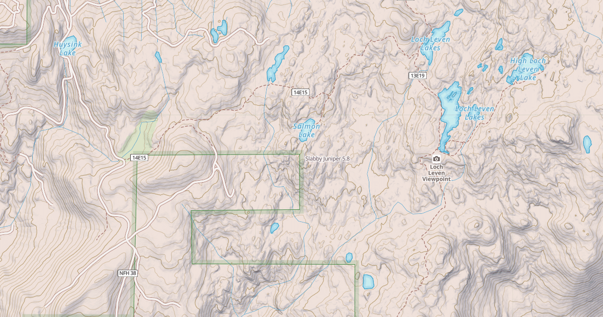 Map preview of Slabby Juniper