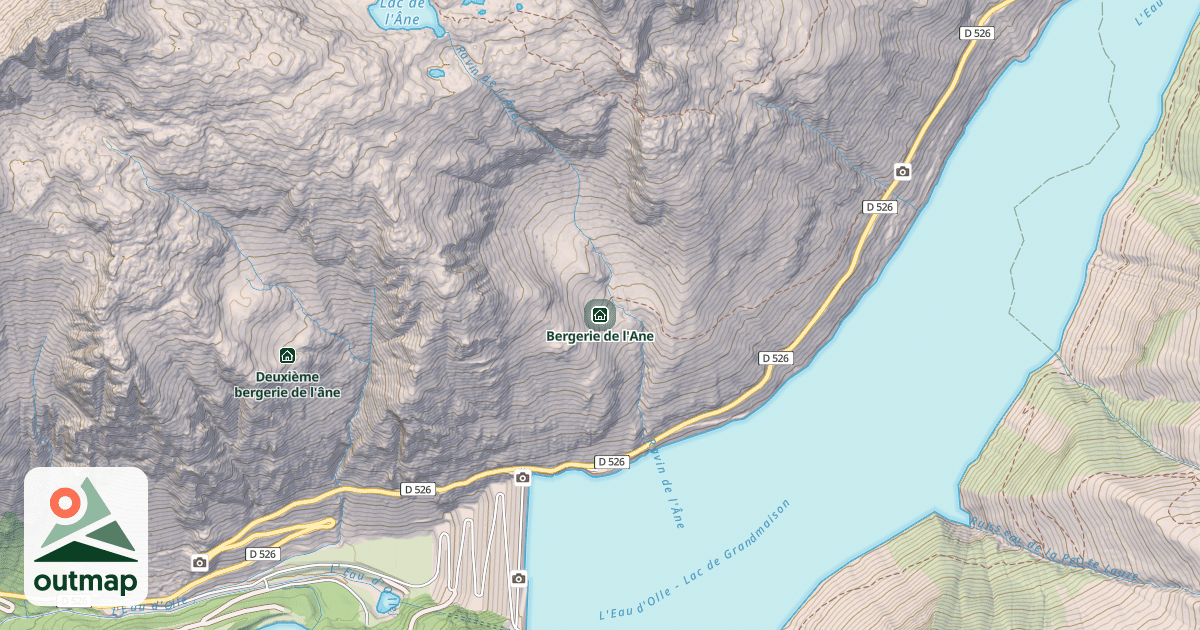Map of Bergerie de l'Ane