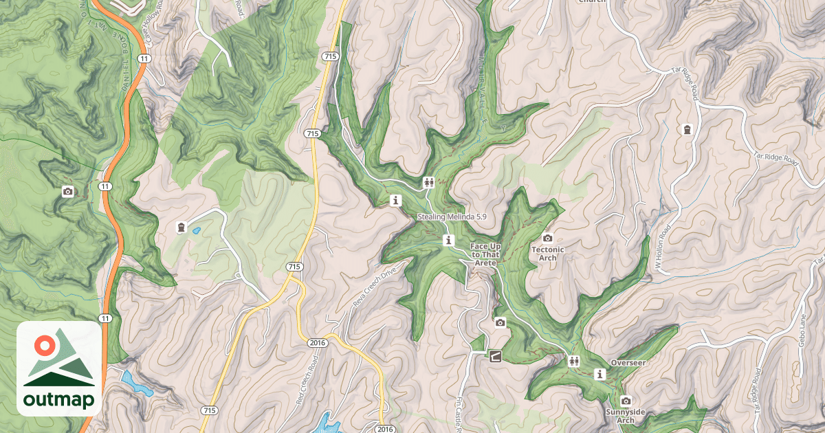 Map of Stealing Melinda