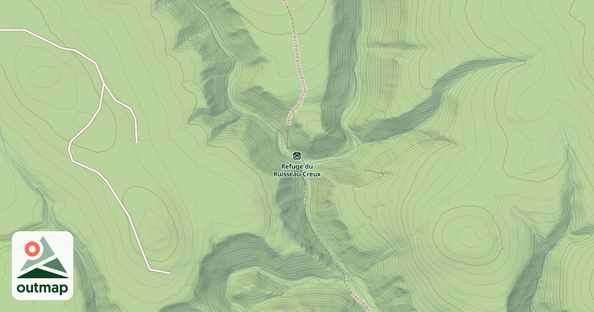 Map of Refuge du Ruisseau-Creux