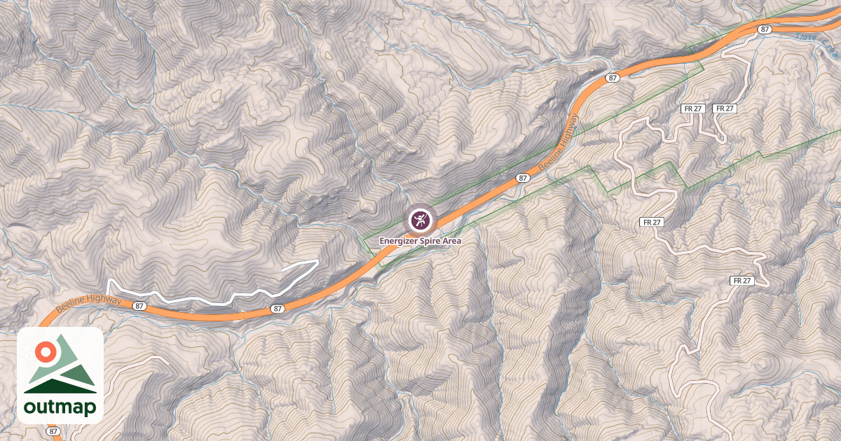 Map of Energizer Spire Area