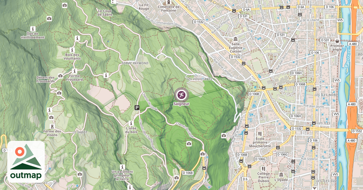 Map of Saigneur