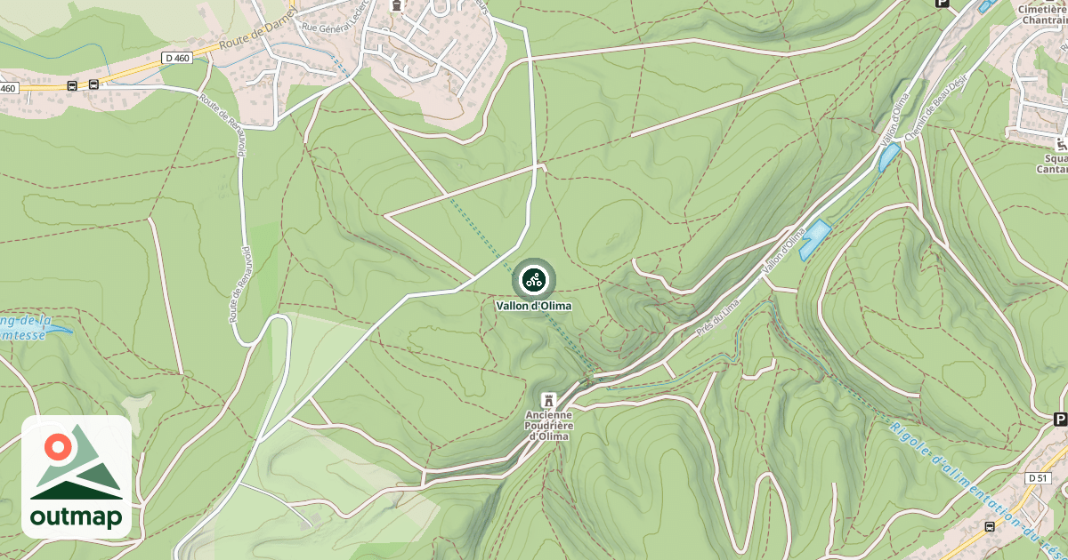 Map of Vallon d'Olima