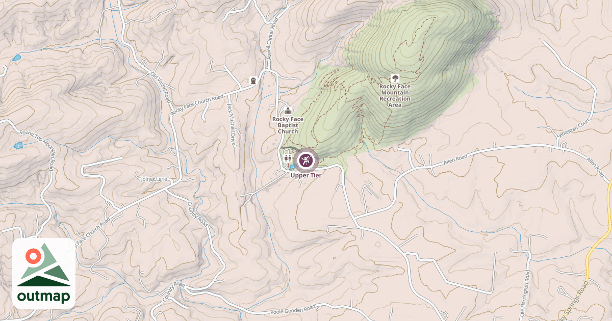 Map of Upper Tier